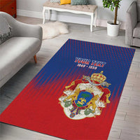 Personalized Second Empire of Haiti 1849-1859 Area Rug Imperial Coat Of Arms Flag Style
