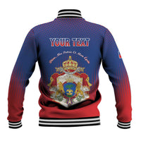 Personalized Second Empire of Haiti 1849-1859 Baseball Jacket Imperial Coat Of Arms Flag Style