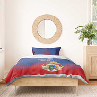Personalized Second Empire of Haiti 1849-1859 Bedding Set Imperial Coat Of Arms Flag Style