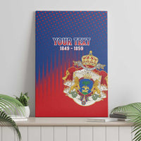 Personalized Second Empire of Haiti 1849-1859 Canvas Wall Art Imperial Coat Of Arms Flag Style