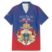 Personalized Second Empire of Haiti 1849-1859 Family Matching Mermaid Dress and Hawaiian Shirt Imperial Coat Of Arms Flag Style