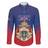 Personalized Second Empire of Haiti 1849-1859 Family Matching Summer Maxi Dress and Hawaiian Shirt Imperial Coat Of Arms Flag Style
