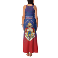 Personalized Second Empire of Haiti 1849-1859 Family Matching Tank Maxi Dress and Hawaiian Shirt Imperial Coat Of Arms Flag Style