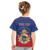 Personalized Second Empire of Haiti 1849-1859 Kid T Shirt Imperial Coat Of Arms Flag Style