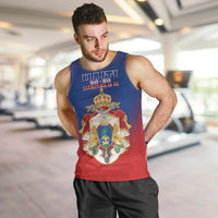 Personalized Second Empire of Haiti 1849-1859 Men Tank Top Imperial Coat Of Arms Flag Style