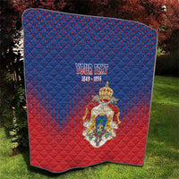 Personalized Second Empire of Haiti 1849-1859 Quilt Imperial Coat Of Arms Flag Style