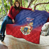 Personalized Second Empire of Haiti 1849-1859 Quilt Imperial Coat Of Arms Flag Style