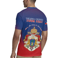 Personalized Second Empire of Haiti 1849-1859 Rugby Jersey Imperial Coat Of Arms Flag Style