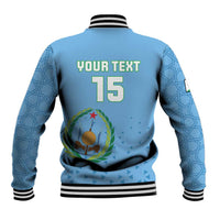 Custom Djibouti Football Baseball Jacket Come On Riverains de la Mer Rouge