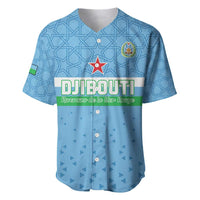 Custom Djibouti Football Baseball Jersey Come On Riverains de la Mer Rouge