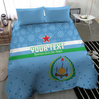 Custom Djibouti Football Bedding Set Come On Riverains de la Mer Rouge