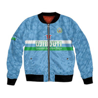 Custom Djibouti Football Bomber Jacket Come On Riverains de la Mer Rouge