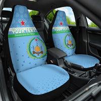 Custom Djibouti Football Car Seat Cover Come On Riverains de la Mer Rouge