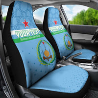 Custom Djibouti Football Car Seat Cover Come On Riverains de la Mer Rouge