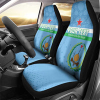 Custom Djibouti Football Car Seat Cover Come On Riverains de la Mer Rouge