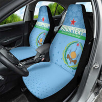 Custom Djibouti Football Car Seat Cover Come On Riverains de la Mer Rouge
