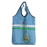 Custom Djibouti Football Grocery Bag Come On Riverains de la Mer Rouge