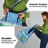 Custom Djibouti Football Grocery Bag Come On Riverains de la Mer Rouge