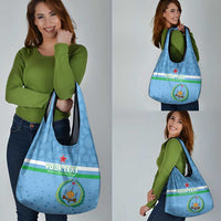 Custom Djibouti Football Grocery Bag Come On Riverains de la Mer Rouge