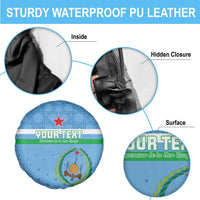 Custom Djibouti Football Spare Tire Cover Come On Riverains de la Mer Rouge