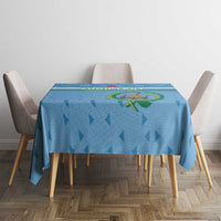 Custom Djibouti Football Tablecloth Come On Riverains de la Mer Rouge