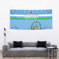 Custom Djibouti Football Tapestry Come On Riverains de la Mer Rouge