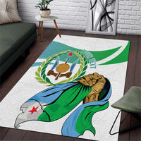 Personalized Djibouti Independence Day Area Rug Midnimo Sinnaan Nabad