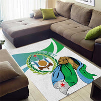 Personalized Djibouti Independence Day Area Rug Midnimo Sinnaan Nabad