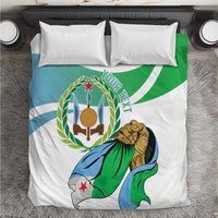 Personalized Djibouti Independence Day Bedding Set Midnimo Sinnaan Nabad