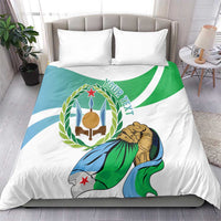 Personalized Djibouti Independence Day Bedding Set Midnimo Sinnaan Nabad