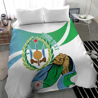 Personalized Djibouti Independence Day Bedding Set Midnimo Sinnaan Nabad