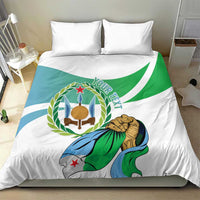 Personalized Djibouti Independence Day Bedding Set Midnimo Sinnaan Nabad