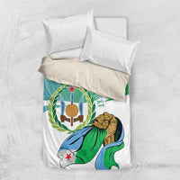Personalized Djibouti Independence Day Bedding Set Midnimo Sinnaan Nabad