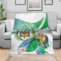 Personalized Djibouti Independence Day Blanket Midnimo Sinnaan Nabad