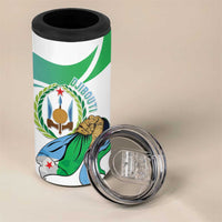 Personalized Djibouti Independence Day 4 in 1 Can Cooler Tumbler Midnimo Sinnaan Nabad