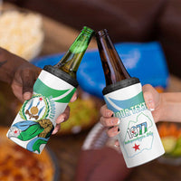 Personalized Djibouti Independence Day 4 in 1 Can Cooler Tumbler Midnimo Sinnaan Nabad