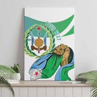 Personalized Djibouti Independence Day Canvas Wall Art Midnimo Sinnaan Nabad