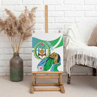 Personalized Djibouti Independence Day Canvas Wall Art Midnimo Sinnaan Nabad