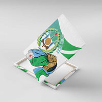 Personalized Djibouti Independence Day Canvas Wall Art Midnimo Sinnaan Nabad