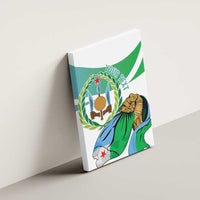 Personalized Djibouti Independence Day Canvas Wall Art Midnimo Sinnaan Nabad