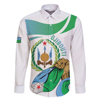 Personalized Djibouti Independence Day Family Matching Off The Shoulder Long Sleeve Dress and Hawaiian Shirt Midnimo Sinnaan Nabad