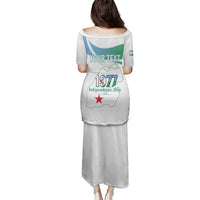 Personalized Djibouti Independence Day Family Matching Puletasi and Hawaiian Shirt Midnimo Sinnaan Nabad