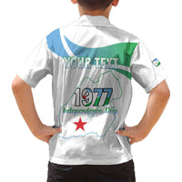 Personalized Djibouti Independence Day Family Matching Summer Maxi Dress and Hawaiian Shirt Midnimo Sinnaan Nabad