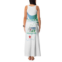 Personalized Djibouti Independence Day Family Matching Tank Maxi Dress and Hawaiian Shirt Midnimo Sinnaan Nabad
