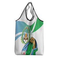 Personalized Djibouti Independence Day Grocery Bag Midnimo Sinnaan Nabad