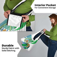 Personalized Djibouti Independence Day Grocery Bag Midnimo Sinnaan Nabad