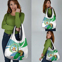 Personalized Djibouti Independence Day Grocery Bag Midnimo Sinnaan Nabad