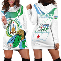 Personalized Djibouti Independence Day Hoodie Dress Midnimo Sinnaan Nabad