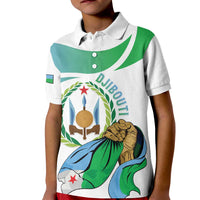 Personalized Djibouti Independence Day Kid Polo Shirt Midnimo Sinnaan Nabad