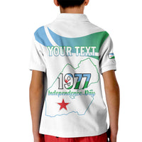 Personalized Djibouti Independence Day Kid Polo Shirt Midnimo Sinnaan Nabad